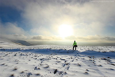 Epic Winter View From Benbradagh Summit - February 2nd 2015